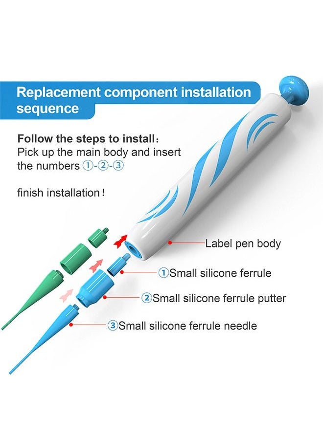 Generic - Chicken Eye Wart Remover Skin Tag Remover,Peel Removing and Redundant Pen Painless Remover Pen,Skin Removal Kit Tools with 40 Micro and Regular Bands Easy Device to Remove (2mm-8mm) - Image 1