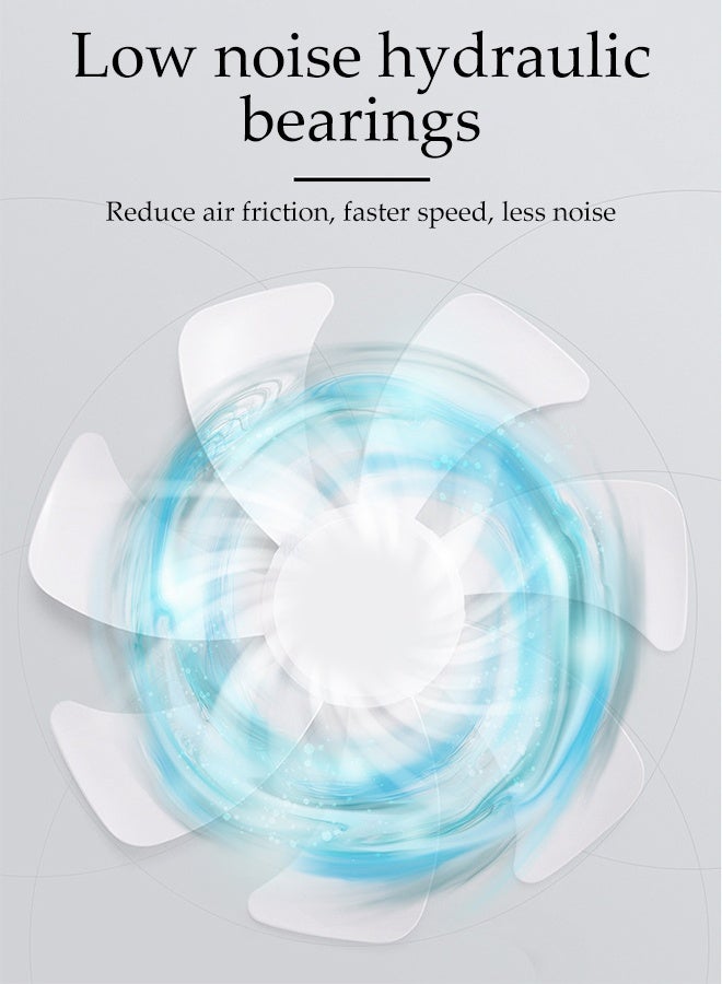 DUNISO USB Router Radiators,Lightweight, Portable Air Ventilation Accessories,Mini Low Noise Dual Cooling Fan for Computer Case Chassis,Plug and play(White) - Image 5