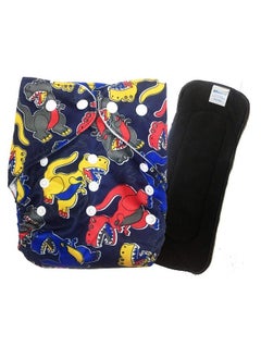 (Set Of 2 1 Cloth Diaper With 1 5Layesr Bamboo Insert) Premium Adjustable Reusable Washable Cloth Diaper For Baby