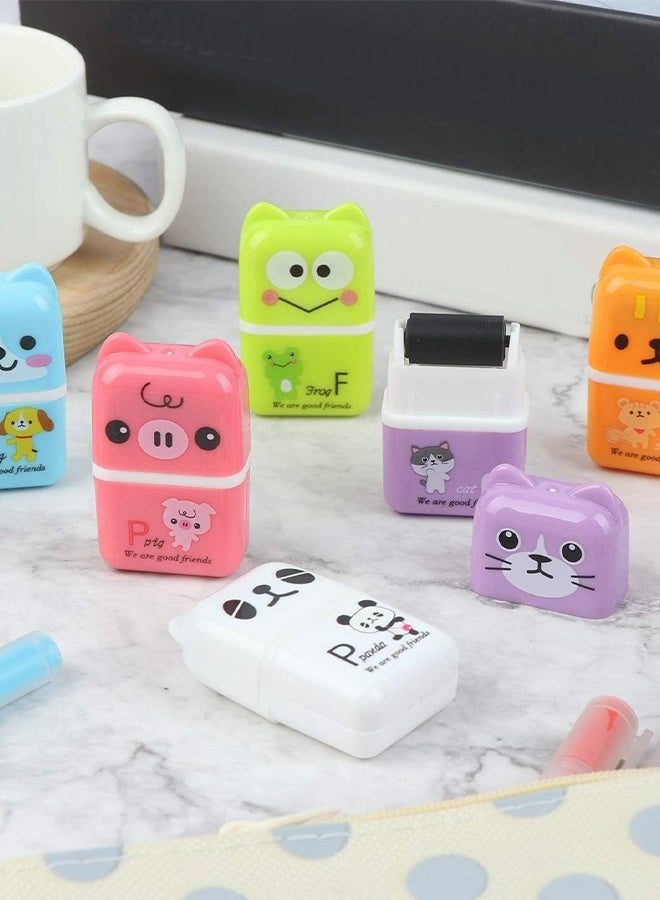 KANGLI Erasers for Kids, 6 Pack, Eraser with Cover and Roller, School Supplies, Erasers, Kids Erasers, Pencil Eraser, Cute Erasers, Kids School Supplies - Image 3