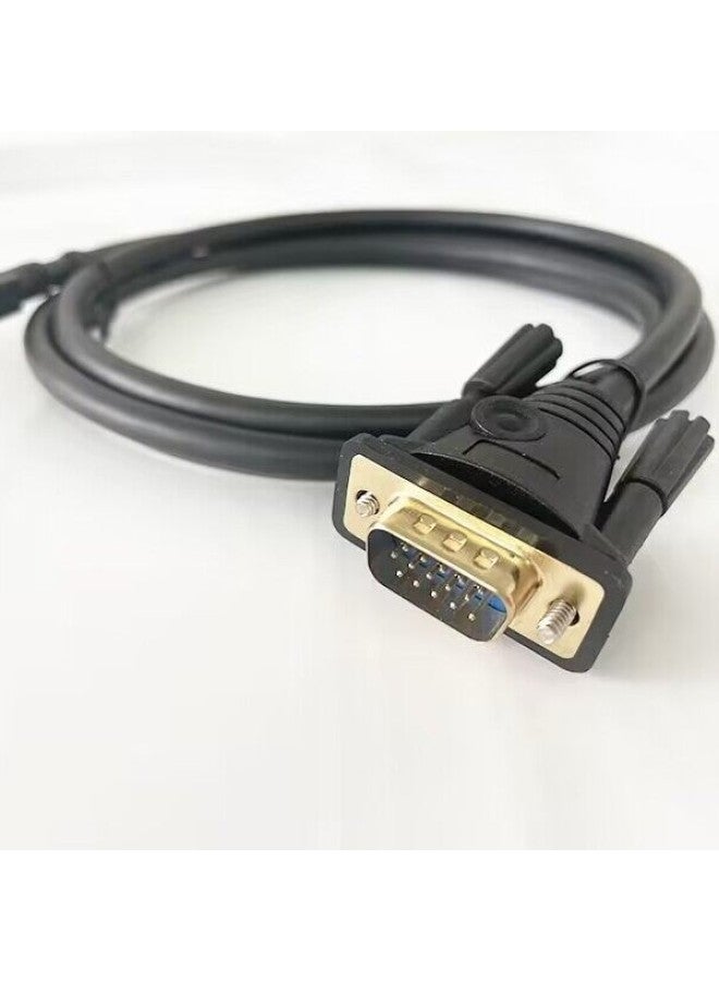 Micro Hdmi To Vga Adapter Camera Notebook Connection Monitor Micro Hdmi Conversion Cable-Line Length:1.5m
