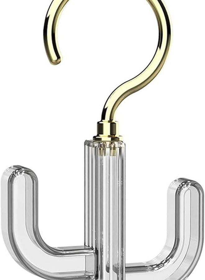 حامل مفاتيح شفاف ذهبي على شكل صبار لتعليق الحقائب والمناشف والسترات - Image 2