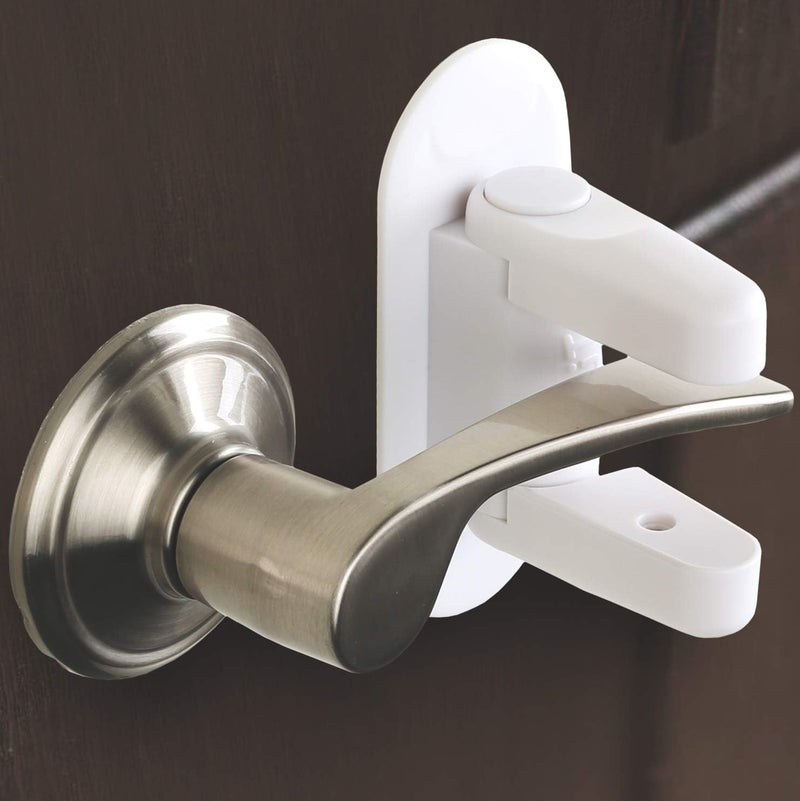 Tuut Door Lever Lock Child Proof Doors & Handles, Adhesives - Child Safety by (6 Pack) - Image 1