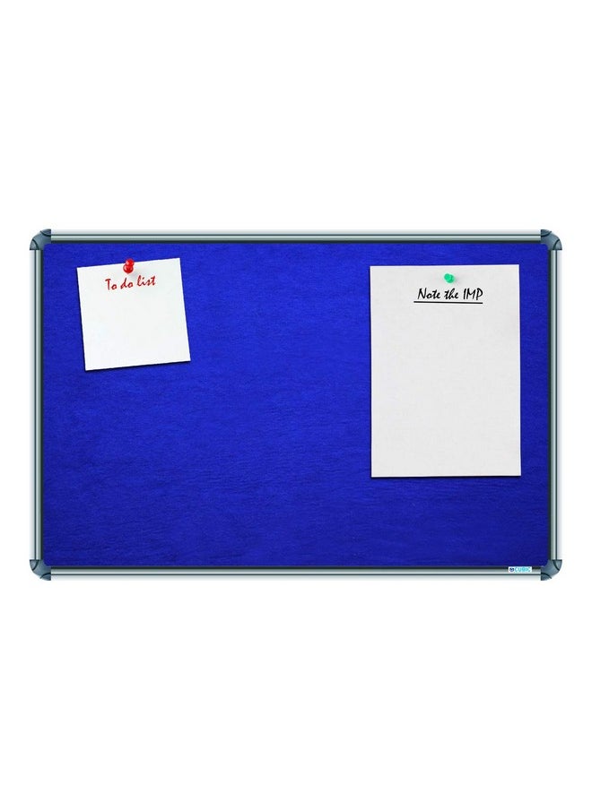 CUBIC Cubic 1.5' x 2' Pin-up Soft Notice Board (Blue)  - Image 2