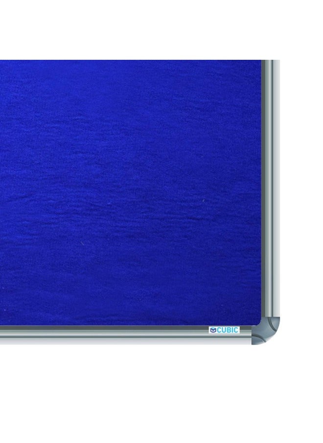 CUBIC Cubic 1.5' x 2' Pin-up Soft Notice Board (Blue)  - Image 4