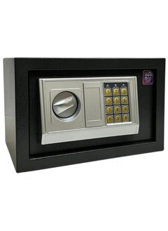 LOTFY GROUP Electronic Digital Safe - Dual Entry Lock Box with 2 Override Keys - Personal Home Safe for Medicine, Jewelry, and More by LOTFY GROUP (Gray) ( H20 * W31 * D20 CM )  - Image 2