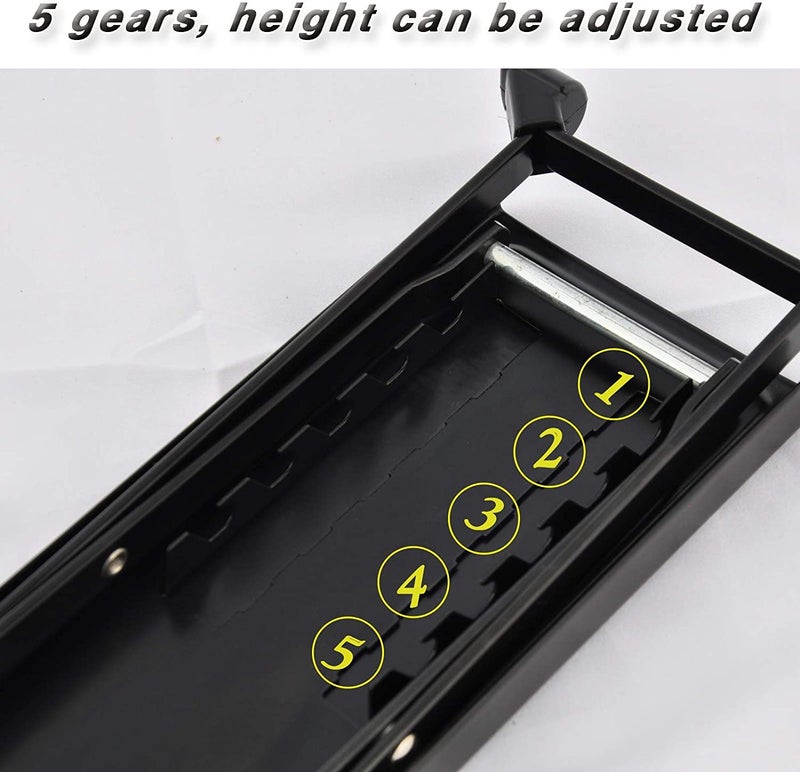 kh Guitar Foot Stool 5 Adjustable Height Folding Foot Rest Made of Solid Iron Guitar Foot Stand for Classical Guitar Non Skid Metal Guitar Pedal for Comfortable and Solid Support - Image 5