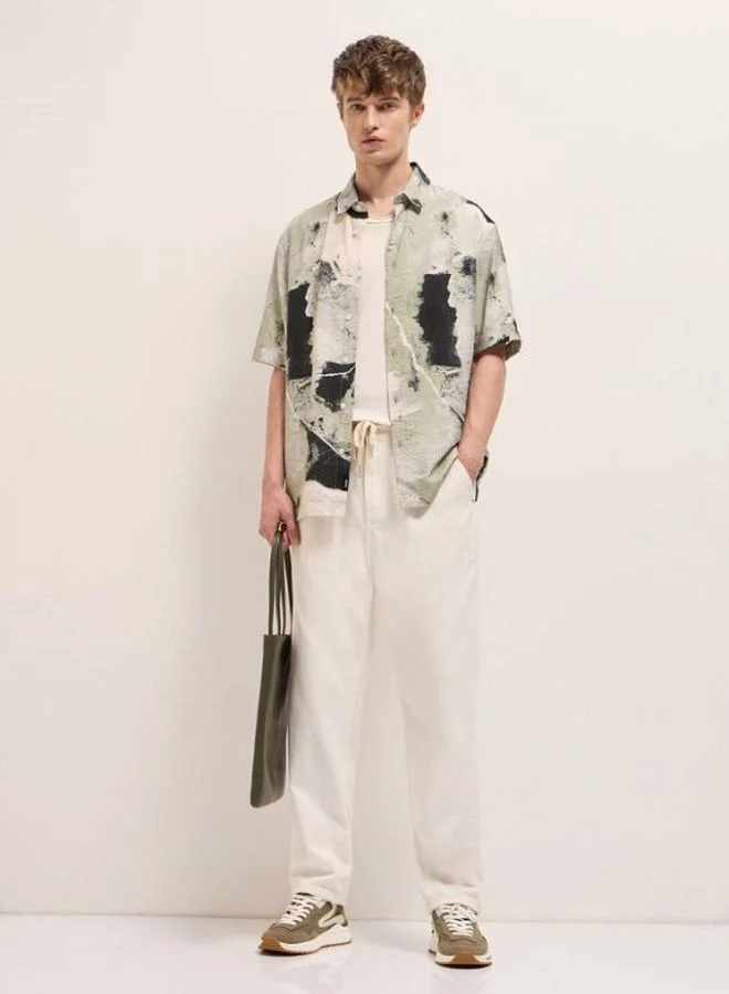THE BEAR HOUSE Men's Shirt for Casual and Formal Wear | Classic Button-Down Style for Office, Daily Use, Travel, Events & All-Season Outfits | Versatile & Stylish Wardrobe Essential for Every Occasion