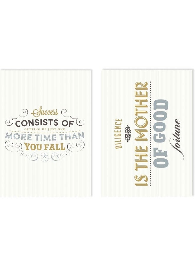 Paper Plane Design PAPER PLANE DESIGN Set of 10 Motivational Quotes Posters (12 in x 18 in Size) Unframed Thick Paper with Tape - Image 4