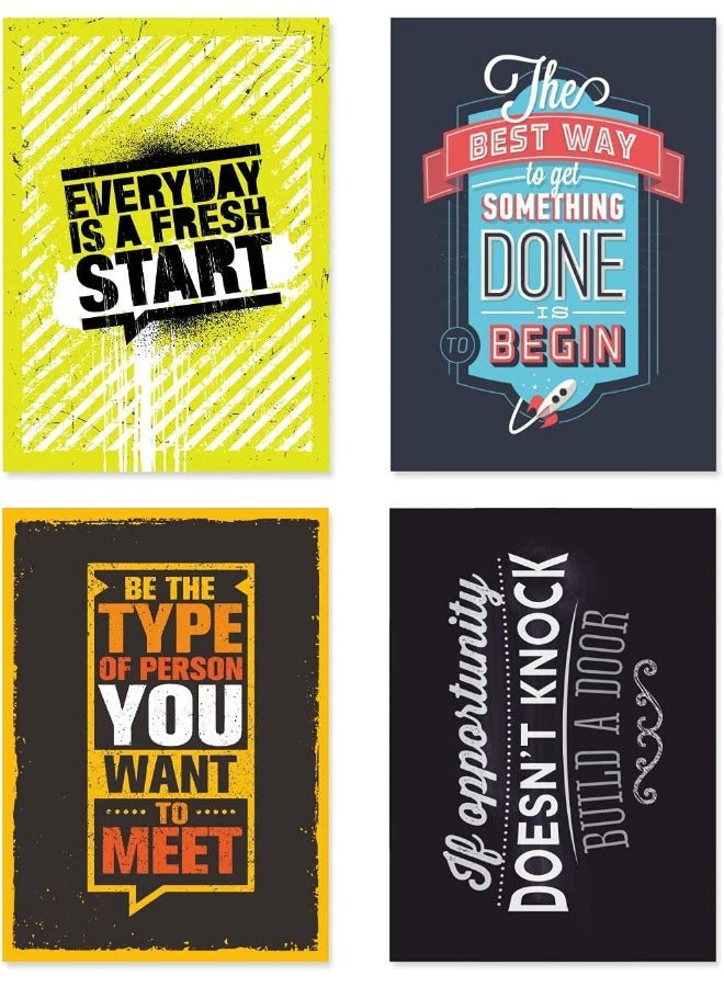 Paper Plane Design PAPER PLANE DESIGN Set of 10 Motivational Quotes Posters (12 in x 18 in Size) Unframed Thick Paper with Tape - Image 3