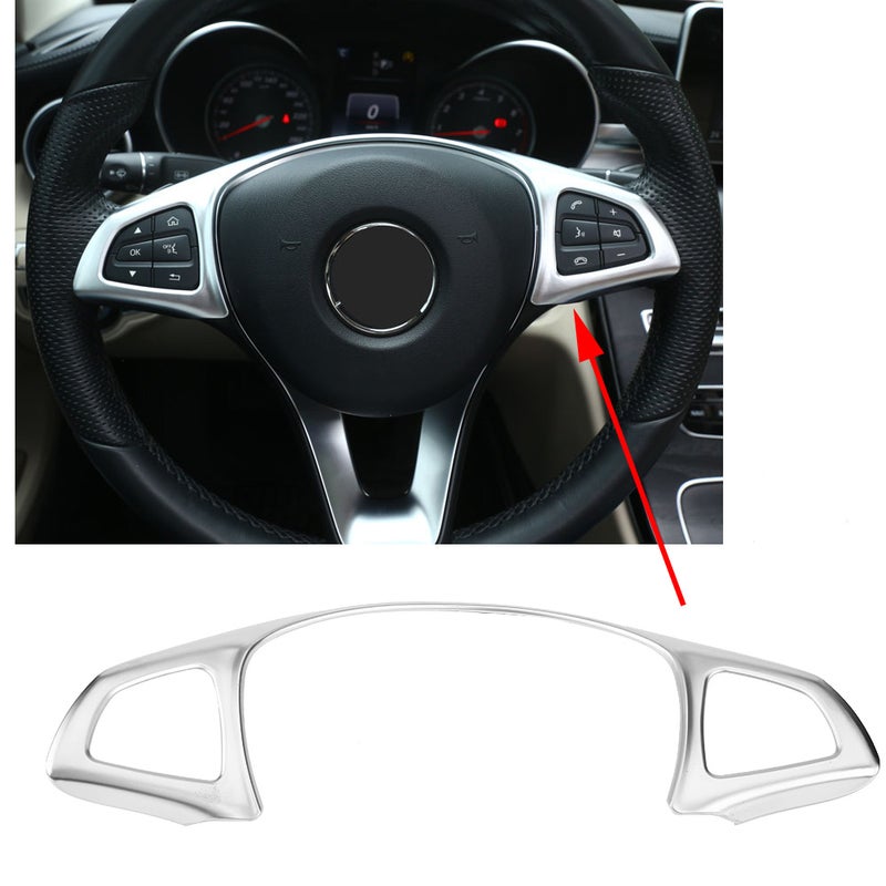 Car Steering Wheel Frame Trim Decorative Sticker for Mercedes Benz E W213 C W205 GLC X253 - Image 4