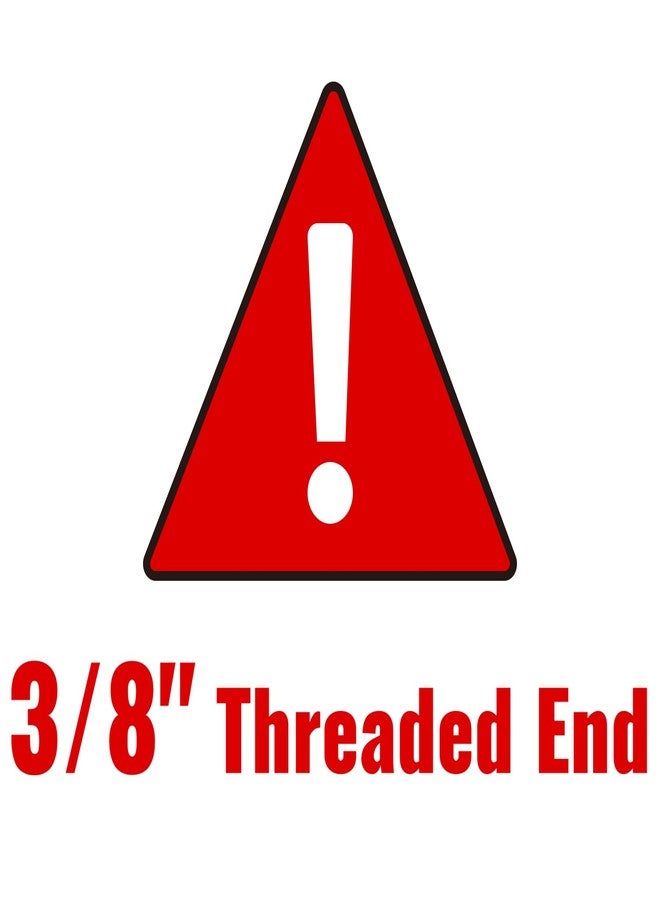 SUNGATOR مجموعة من قطعتين من وصلات الهواء الصناعية من SUNGATOR مقاس 3/8 بوصة ذكر NPT مع فتحة تدفق مقاس 1/4 بوصة، وصلات خرطوم هواء نحاسية مقاس 3/8 بوصة MNPT إلى مقاس 1/4 بوصة، وصلات هواء هوائية سريعة التوصيل مع مادة مانعة للتسرب مطلية مسبقًا - Image 2