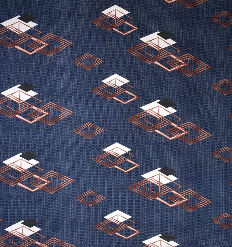 BSB HOME Premium Cotton Feel Single Bedsheet with One Pillow Cover for Coat/Diwan/ 4x6 Bed 180 Tc (152 x 228 cm, Black & White) - Image 2