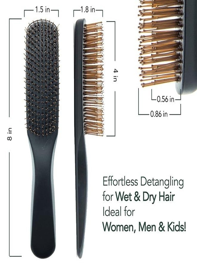 Uffy Dual Nylon Bristle Detangling Hair Brush for Women, Wet Dry Hairbrush Detangler, Suitable for Curly and Thick Hair, Blow Drying Smoothing Product, Multifunctional for All Hair Types - Image 5