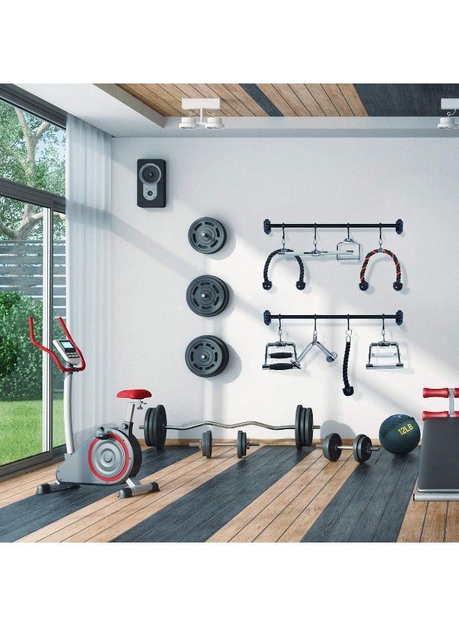 Yes4All Double D Row Handle Cable Attachment for Weight Workout - Image 1