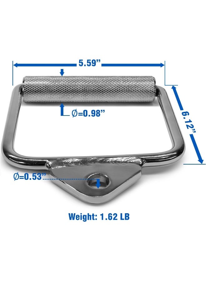 Yes4All Double D Row Handle Cable Attachment for Weight Workout - Image 4