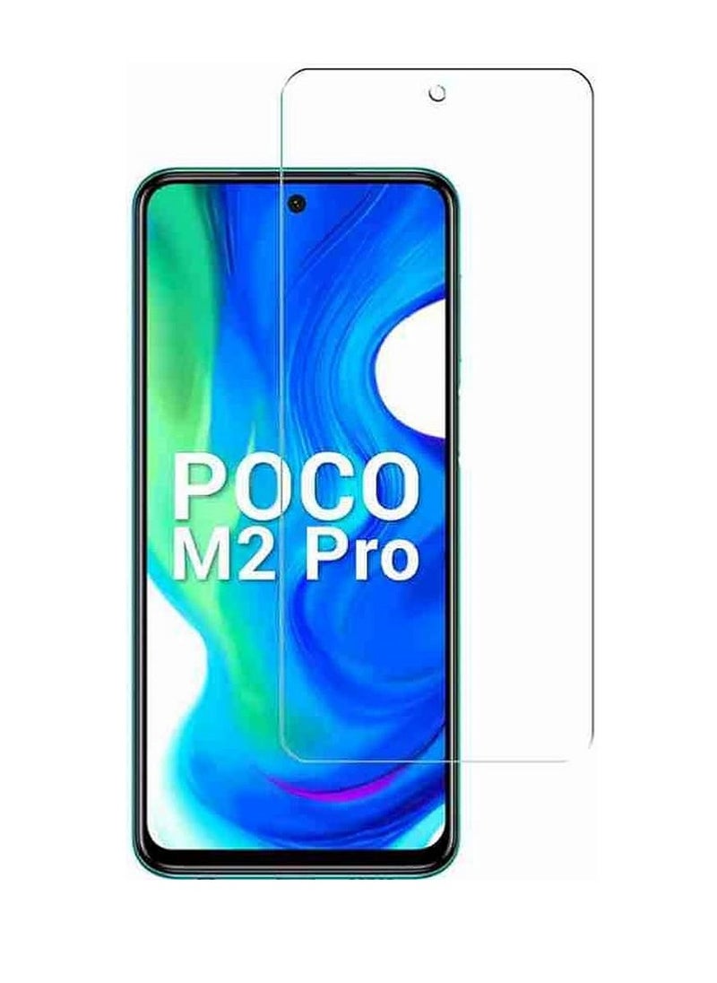 Super Tempered Glass Screen Protector Clear Designed For Xiaomi Poco M2 Pro Full Screen Coverage And Bubble Free - Image 1