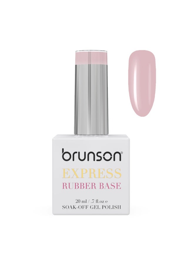 brunson Rubber Base Gel Nail Polish 20Ml - French Rubber Base Coat Long-Lasting, Durable And Chip-Resistant Nail Strengthener Gel Nail Polish Base Coat For Manicure And Pedicure