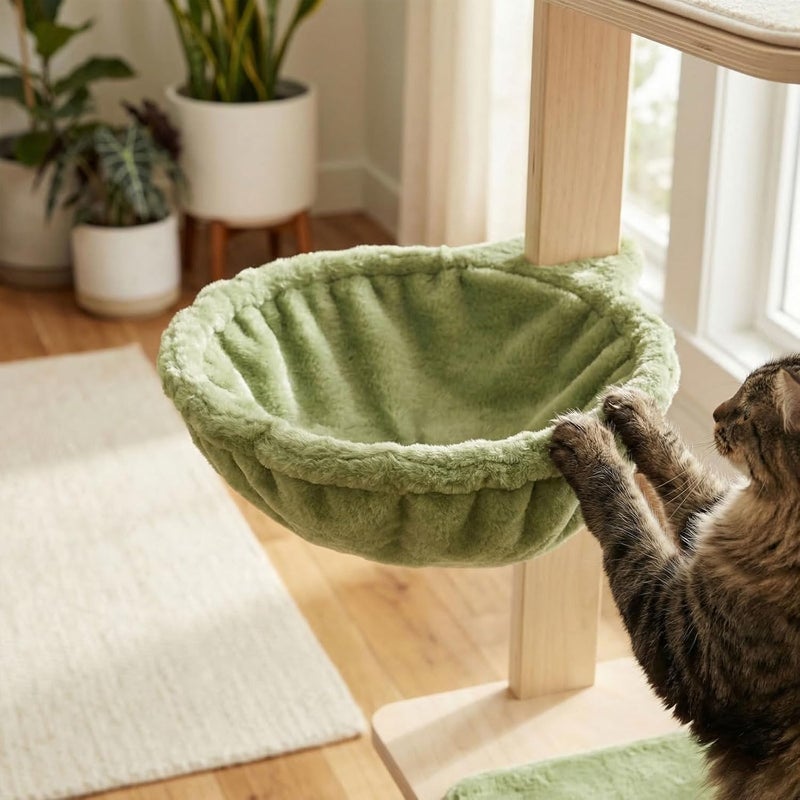 Bulk storage easy optimized build Plush Cat Hammock Bed for Cage - 14 Inch Spoon-Shaped Hammock for Rest and Play Scratch-Proof - Cat Tree Tower Replacement Parts Economical varied design options Upgraded simple practical design Light & heavy use compatible Easy store & transit build Repeated use resistant selected material Confirmed available stock Regular scheduled transit Multi-category warehouse equip Wide daily application Trendy budget practical design Long term storage compatible Popular trusted craftsmanship Multi-color available build Simple upgraded construction Easy handling optimized design Assorted color options Elegant practical design Matte anti slip finish Storage transit efficiency build All region coverage All temp range compatible build Trendy natural tone options All consumer tier purchase options Any KSA address orderable - Image 5