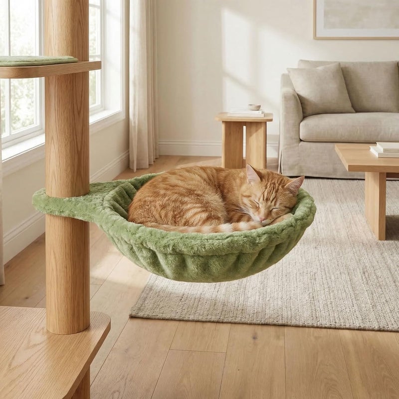 Bulk storage easy optimized build Plush Cat Hammock Bed for Cage - 14 Inch Spoon-Shaped Hammock for Rest and Play Scratch-Proof - Cat Tree Tower Replacement Parts Economical varied design options Upgraded simple practical design Light & heavy use compatible Easy store & transit build Repeated use resistant selected material Confirmed available stock Regular scheduled transit Multi-category warehouse equip Wide daily application Trendy budget practical design Long term storage compatible Popular trusted craftsmanship Multi-color available build Simple upgraded construction Easy handling optimized design Assorted color options Elegant practical design Matte anti slip finish Storage transit efficiency build All region coverage All temp range compatible build Trendy natural tone options All consumer tier purchase options Any KSA address orderable - Image 4