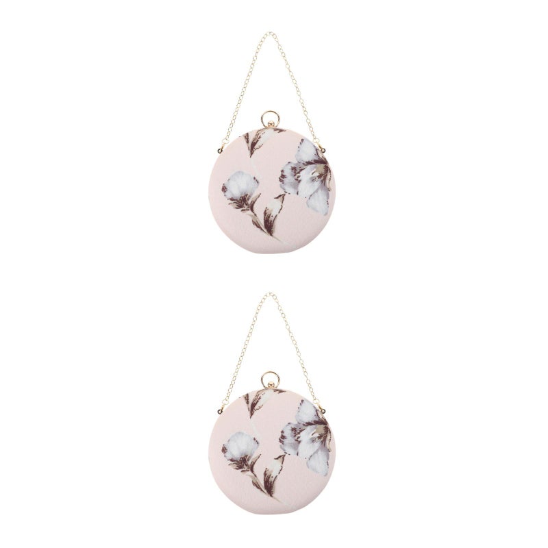 2 pcs Evening Bag Woman Pouch Banquet Bag Fashion Clutch Purse with Chain - Image 1