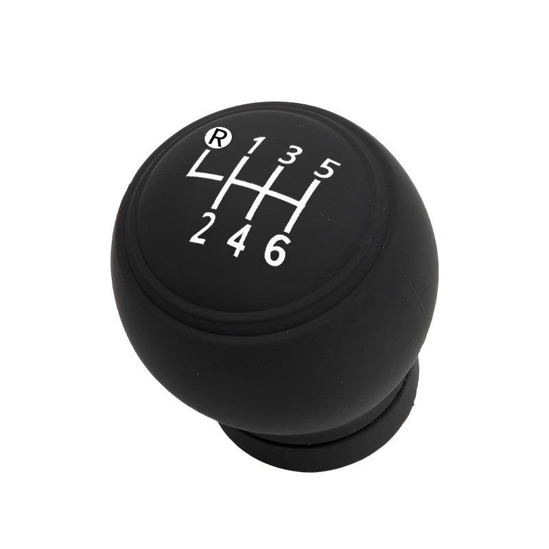 Ferianl Car Gear Shift Knob Cover 6 Speed Round Gear Shift Knob Covers Silicone Anti Skid Protector Universal Interior Accessories for Most Vehicles Black - Image 3