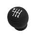 Ferianl Car Gear Shift Knob Cover 6 Speed Round Gear Shift Knob Covers Silicone Anti Skid Protector Universal Interior Accessories for Most Vehicles Black - Image 2