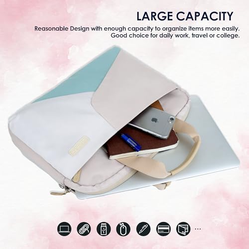Probus Polyester 13.3 inch Elegant Laptop Messenger Bag Organizer Sleeve Bag(Multi Color) - Image 3