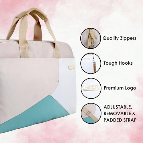 Probus Polyester 13.3 inch Elegant Laptop Messenger Bag Organizer Sleeve Bag(Multi Color) - Image 2