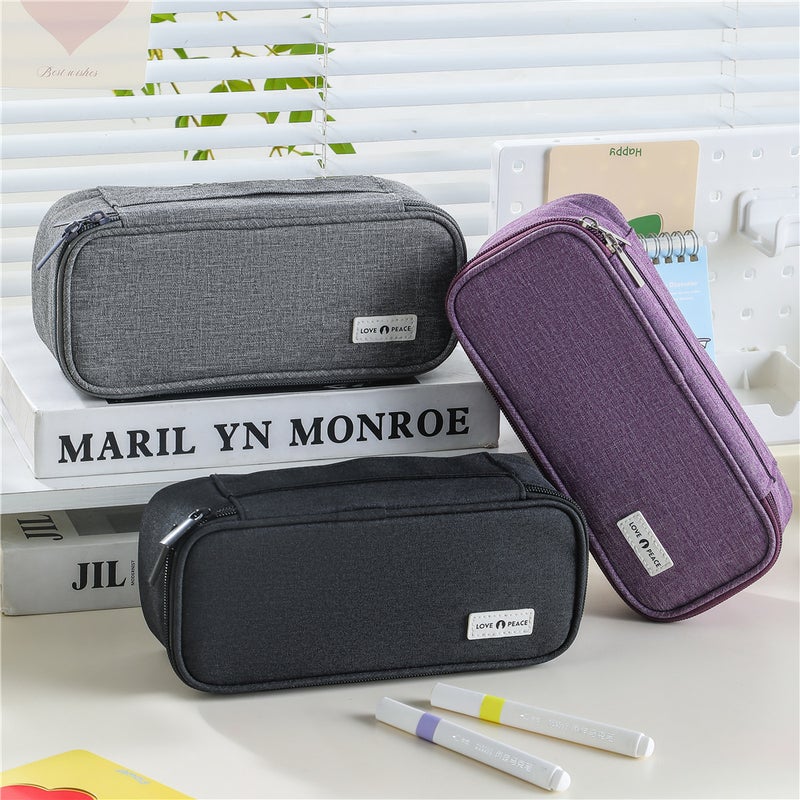 Large Capacity Pencil Case for Students - Image 1
