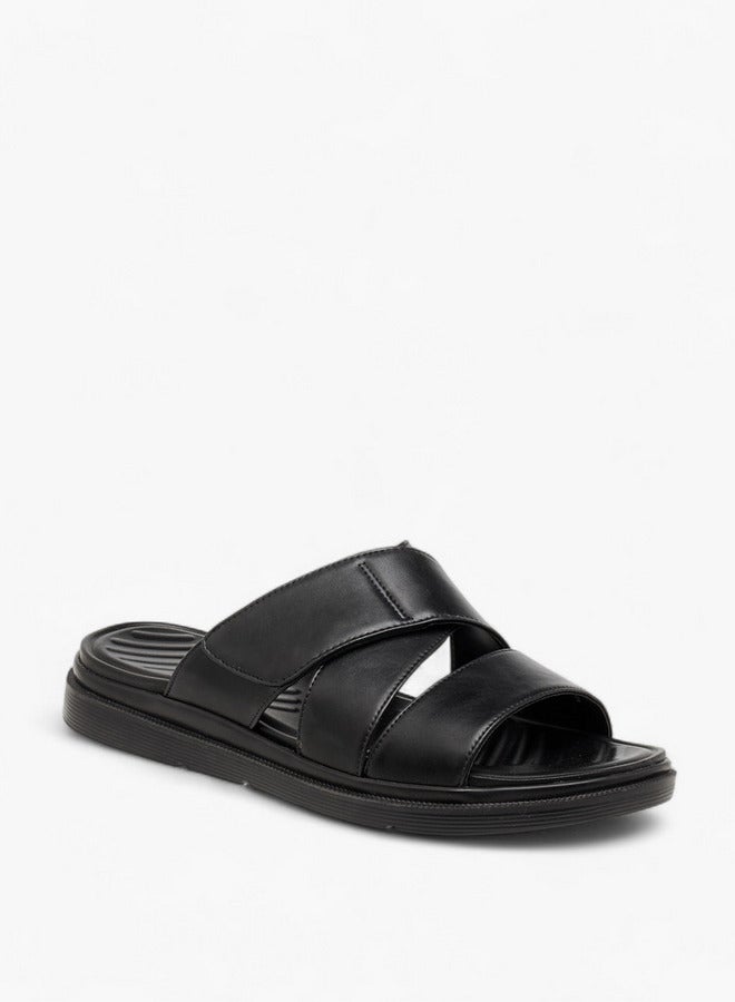 LBL by Shoexpress Cross Strap Slip-On Sandals  - Image 2