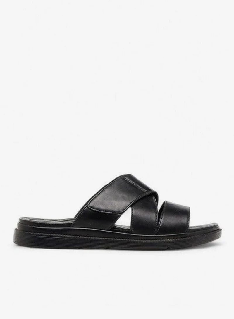 LBL by Shoexpress Cross Strap Slip-On Sandals