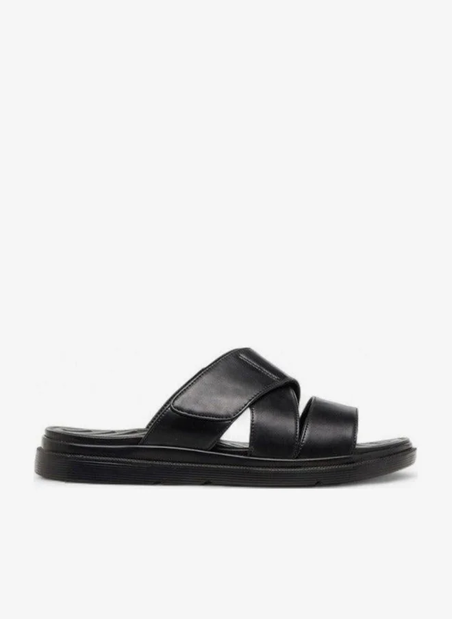 LBL by Shoexpress Cross Strap Slip-On Sandals