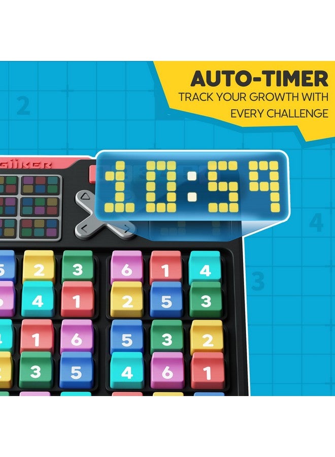 GiiKER Smart Sudoku Puzzle Games, Original 2500 Challenges Sudoku for Kids, Brain Teaser Puzzle for Kids, Travel Games Birthday Gifts for Boys Girls, Easter Basket Stuffers Toys for All Ages - Image 5