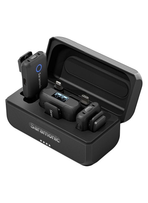 Saramonics Blink 500 B2+ 4-In-1 Wireless Microphone System for android and IOS perfect for live streaming, vlogging, mobile journalism