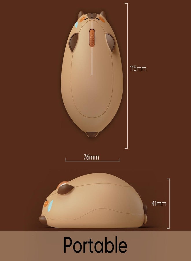 Akko Wireless Gaming Mouse Capybara, Tri-Mode Mouse BT3.0/BT5.0/2.4G, Cute Optical Cordless Cartoon Mice for Computer/Laptop/Desktop/PC, Compatible with Mac/Win - Image 5