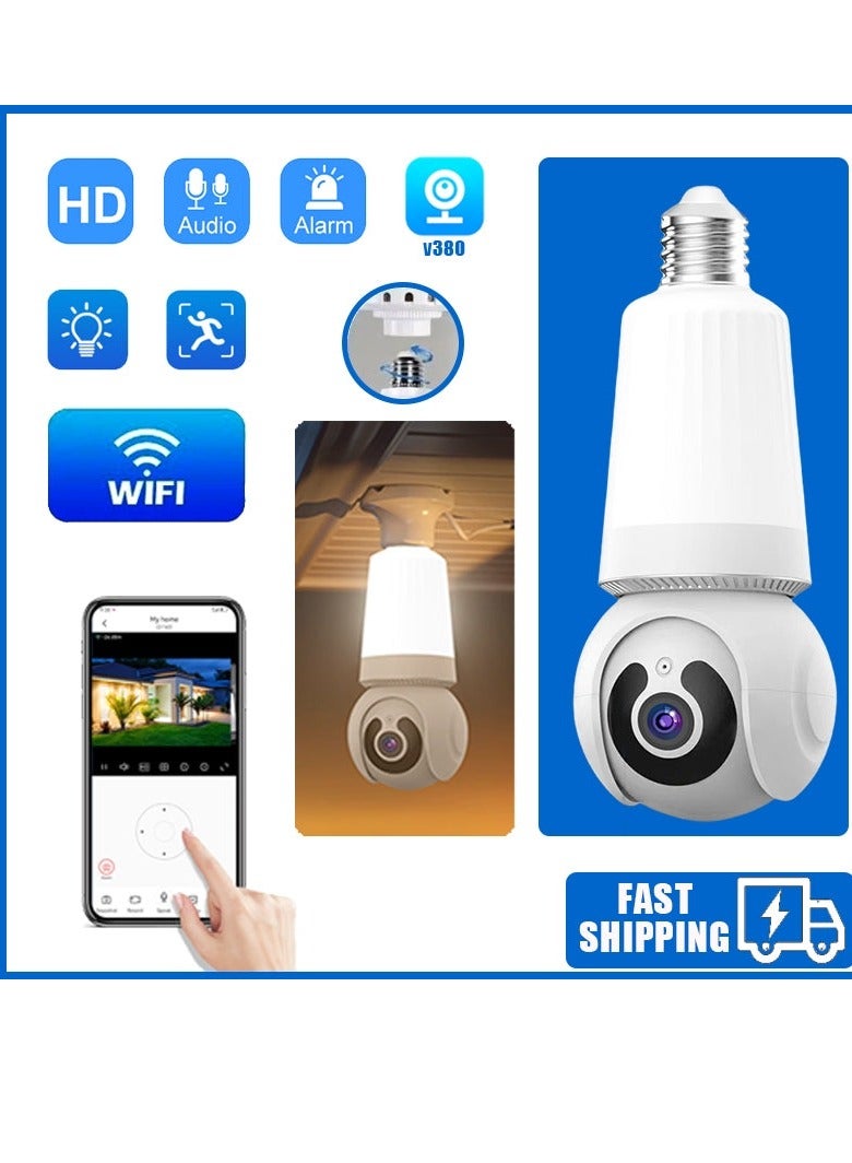 ELTRAZONE WiFi Wireless Bulb CCTV Camera - Indoor Surveillance Solution - Image 1