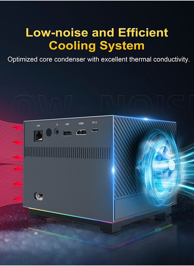Xnano Projector 4K Android 9.0 Dual 2.4G & 5G 300ANSI BT5.0 Smart Home Theater Mini Portable Projector  - Image 5