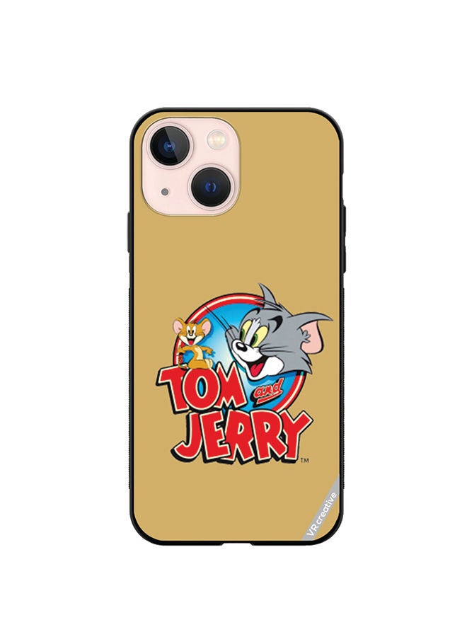 VR CREATIVE Protective Case Cover For Apple iPhone 13 mini Tom And Jerry Design Multicolour - Image 1