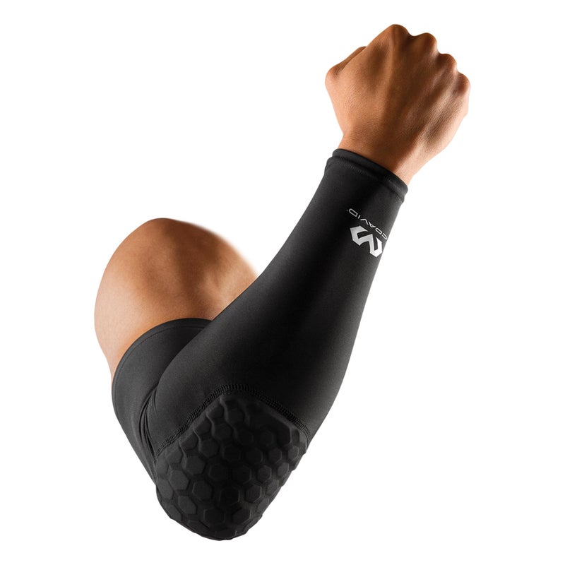 McDavid Hex Shooter Arm Sleeve, Pull-On Padded Protection, Moisture Wicking - Image 1