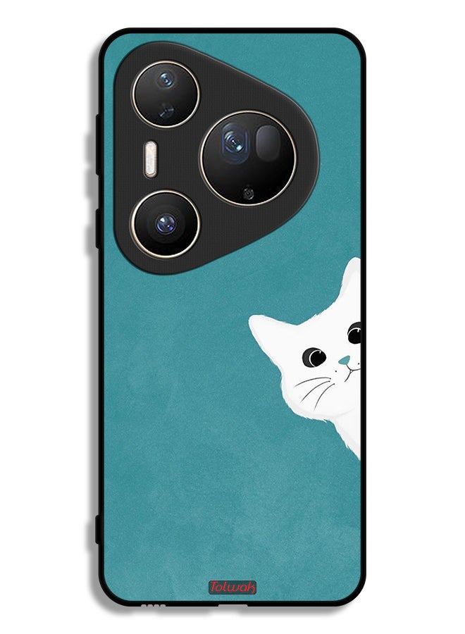 Tolwak Huawei Pura 80 Ultra Protective Case Cover Cat Appearing - Image 1