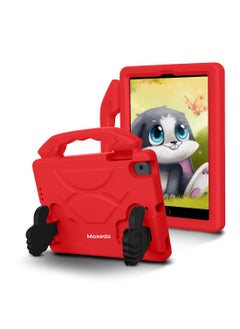 Moxedo Moxedo Shockproof Protective Case Cover Lightweight Convertible Handle Kickstand for Kids Compatible for iPad Mini 1/2/3/4/5 - Red  - Image 1