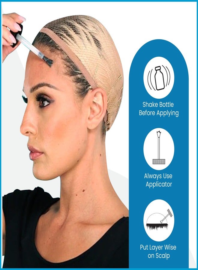 Brandywine Wig Glue Waterproof Hairpiece Toupee Adhesive Clear Invisible Strong Hold with Brush Applicator 0.5 oz - Image 4