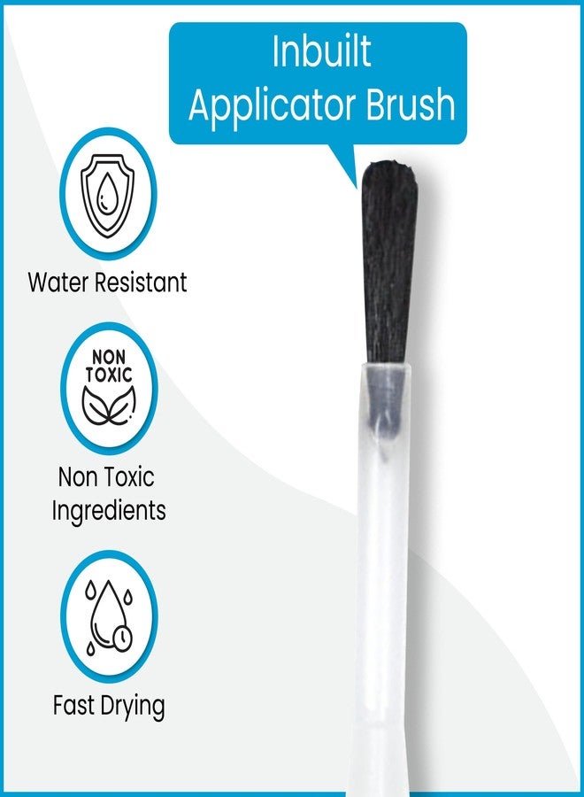 Brandywine Wig Glue Waterproof Hairpiece Toupee Adhesive Clear Invisible Strong Hold with Brush Applicator 0.5 oz - Image 5