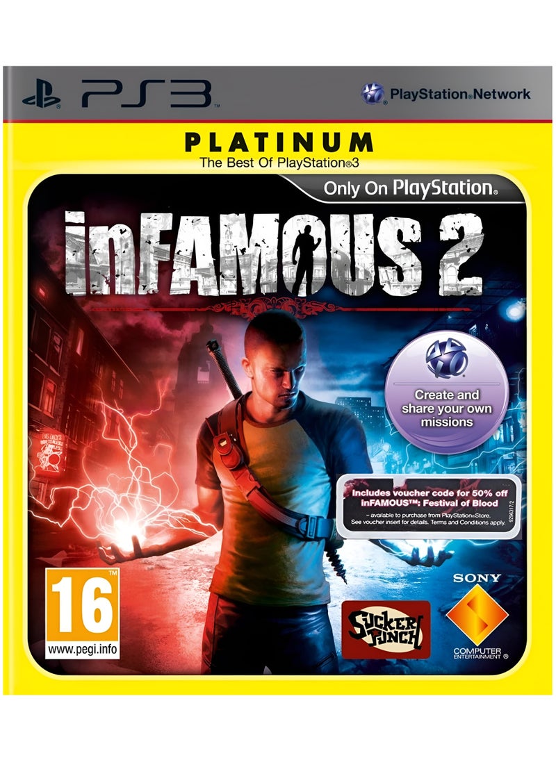 PlayStation inFamous 2 - Platinum Edition - PlayStation 3 (PS3) 