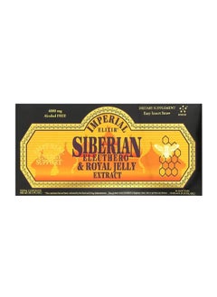 Imperial Elixir Siberian Eleuthero and Royal Jelly Extract Alcohol Free 4000 mg 30 Bottles 0.34 fl oz 10 ml Each  - Image 1