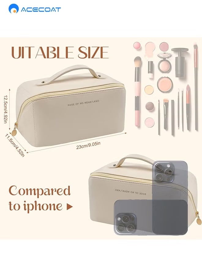 ايسكوت حقيبة مكياج للسفر مقاومة للماء وحقائب مستحضرات تجميل ذات سعة كبيرة للنساء - Image 5