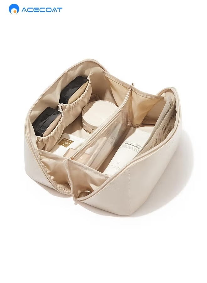 ايسكوت حقيبة مكياج للسفر مقاومة للماء وحقائب مستحضرات تجميل ذات سعة كبيرة للنساء - Image 2