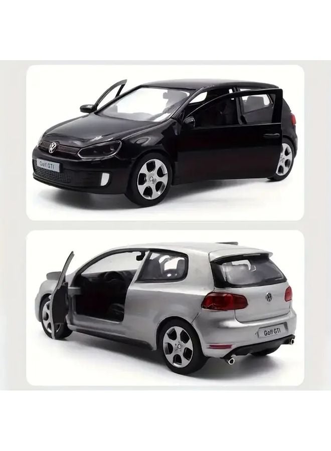 1 36 Scale VOLKSWAGEN GTI Silvery Alloy Die Cast Model Car Pullback Toy Gift - Image 4