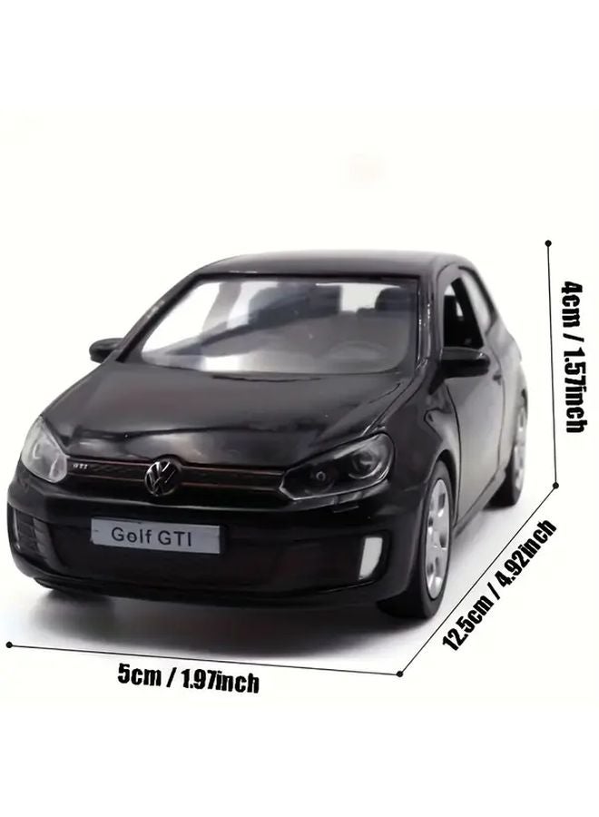 1 36 Scale VOLKSWAGEN GTI Silvery Alloy Die Cast Model Car Pullback Toy Gift - Image 3